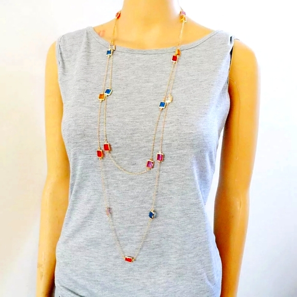 Women fashion mixed color necklace - Picture 1 of 4